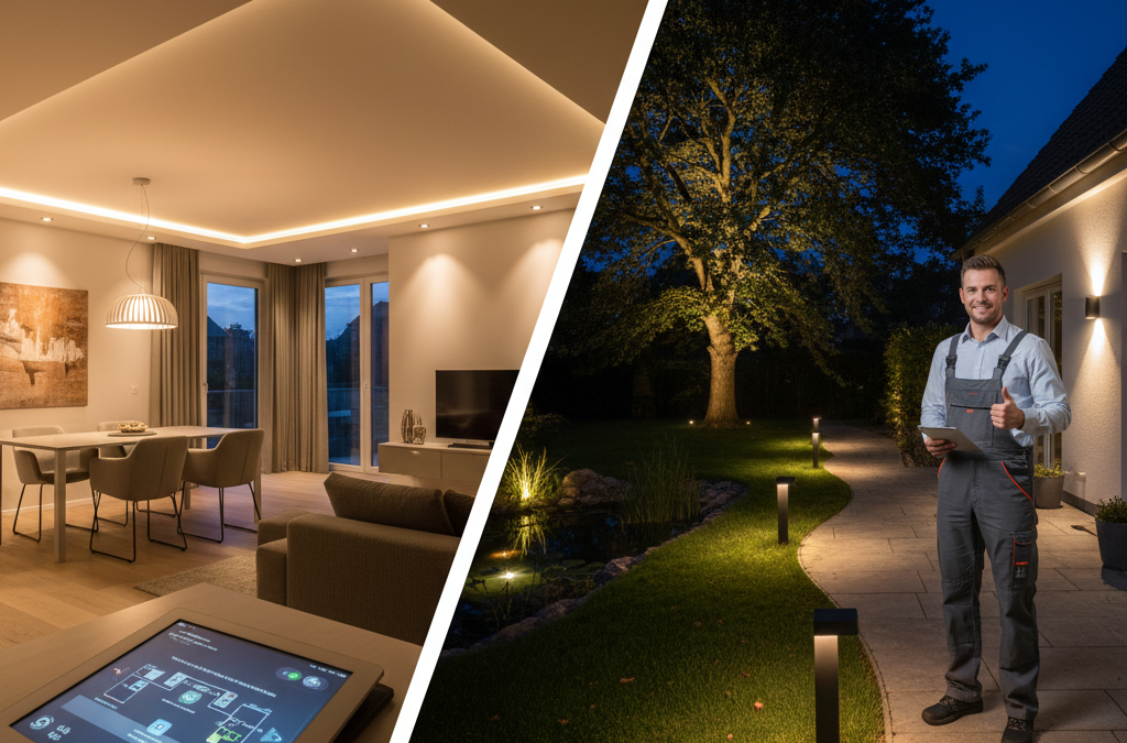 Beleuchtungsplanung Haus & Garten: Lichtkonzept vom Elektriker